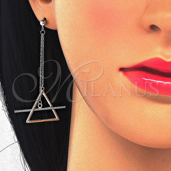 Sterling Silver Ring — Long Earring Polished 02. — alternate product view — SKU 123373 | Plata 925 anillo — Long Earring pulido 02. — SKU 123373