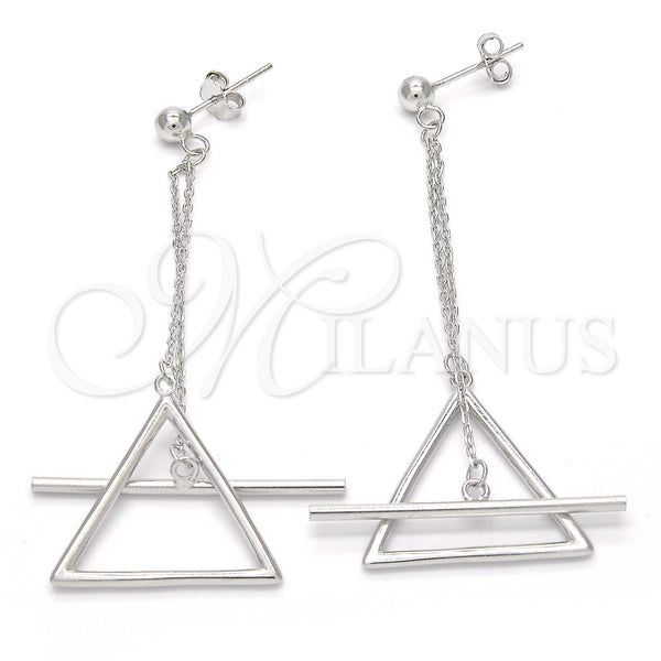 Sterling Silver Ring — Long Earring Polished 02. — main product view — SKU 123373 | Plata 925 anillo — Long Earring pulido 02. — SKU 123373