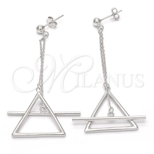 Sterling Silver Ring — Long Earring Polished 02. — main product view — SKU 123373 | Plata 925 anillo — Long Earring pulido 02. — SKU 123373