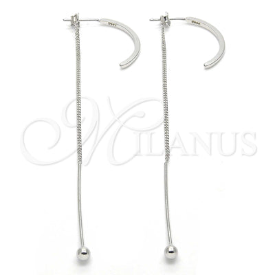 Sterling Silver Earrings 02.186.0096 for wholesale, main product view