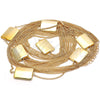 Oro Laminado Fancy Necklace, Gold Filled Style Polished, Golden Finish, 04.321.0019.36 (02 MM Thickness, 36 Inches Length)