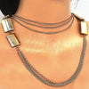 Oro Laminado Fancy Necklace, Gold Filled Style Polished, Golden Finish, 04.321.0020.28 (03 MM Thickness, 28 Inches Length)