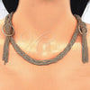 Oro Laminado Fancy Necklace, Gold Filled Style Polished, Golden Finish, 04.321.0021.50 (02 MM Thickness, 50 Inches Length)