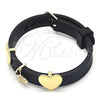 Oro Laminado Fancy Bracelet, Gold Filled Style Butterfly and Heart Design, with White Micro Pave, Polished for wholesale, additional product view 6