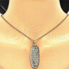 Oro Laminado Fancy Pendant, Gold Filled Style Elephant and Frog Design, Polished, Golden Finish, 05.213.0009