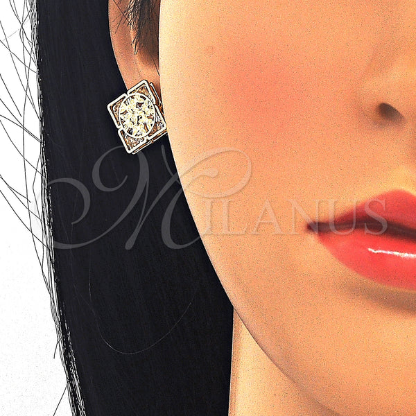 Gold Filled Ring — Earring and Pendant Adult Set Butterfly Design with — alternate product view — SKU 123701 | Oro Laminado anillo — Earring and Pendant Adult Set Butterfly diseño with — SKU 123701