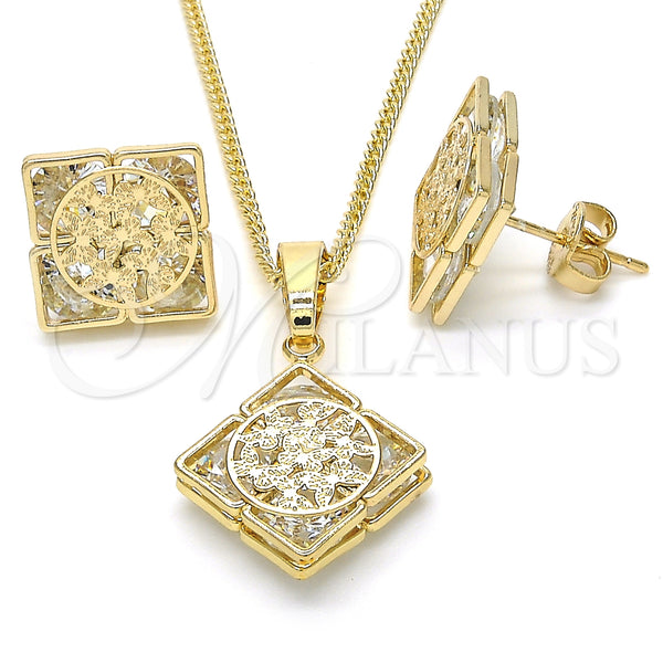 Gold Filled Ring — Earring and Pendant Adult Set Butterfly Design with — main product view — SKU 123701 | Oro Laminado anillo — Earring and Pendant Adult Set Butterfly diseño with — SKU 123701