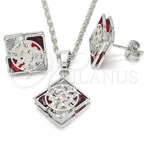 White Gold Filled Ring — Earring and Pendant Adult Set Butterfly Design with — main product view — SKU 123704 | Oro Laminado Blanco anillo — Earring and Pendant Adult Set Butterfly diseño with — SKU 123704