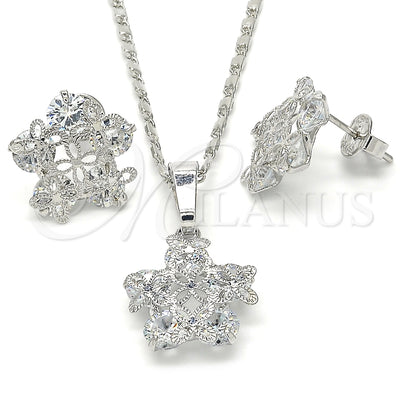 White Gold Filled Earring and Pendant Set 10.106.0009.1 for wholesale, main product view