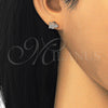 Plateada Plata Esterlina Aretes, vista 3 de la galería del producto de Plata 925 por Mayoreo, vista adicional 3 del producto