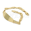 Oro Laminado ID Bracelet, Gold Filled Style Elephant and Owl Design, Polished, Golden Finish, 03.63.1932.07 (05 MM Thickness, 7 Inches Length)