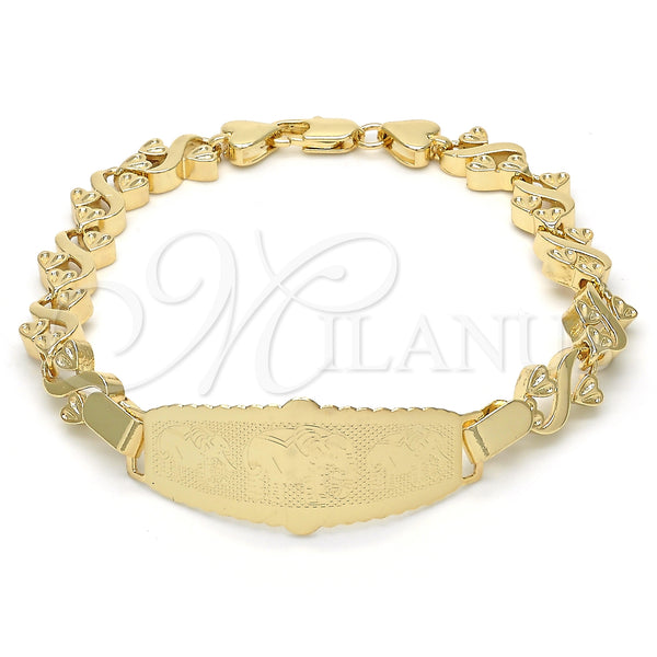 Gold Filled Gold-Filled Elephant Bracelet 03.63.1944.08 for wholesale, main product view