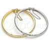Oro Laminado Individual Bangle, Gold Filled Style Diamond Cutting Finish, Golden Finish, 07.168.0017.05 (06 MM Thickness, Size 5 (2.50 Diameter))