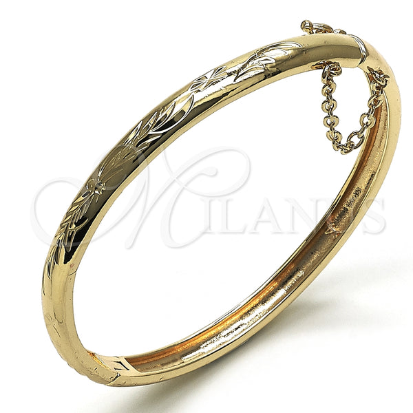 Gold Filled Jewelry — Individual Bangle Diamond Cutting 07. 06 MM Thickness — main product view — SKU 123880 | Oro Laminado joyería — Individual Bangle Diamond Cutting 07. 06 MM Thickness — SKU 123880