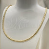 Oro Laminado Basic Necklace, Gold Filled Style Polished, Golden Finish, 03.145.0008.24 (05 MM Thickness, 24 Inches Length)