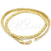 Oro Laminado Basic Necklace, Gold Filled Style Polished, Golden Finish, 03.145.0008.24 (05 MM Thickness, 24 Inches Length)