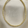Oro Laminado Basic Necklace, Gold Filled Style Polished, Golden Finish, 03.145.0008.24 (05 MM Thickness, 24 Inches Length)