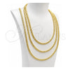 Oro Laminado Basic Necklace, Gold Filled Style Polished, Golden Finish, 03.145.0008.24 (05 MM Thickness, 24 Inches Length)