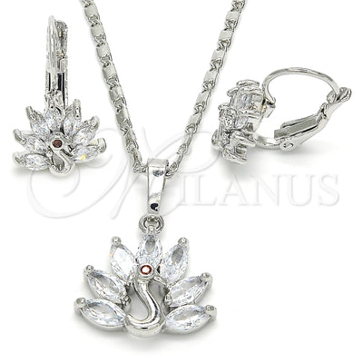 White Gold Filled Earring and Pendant Set 10.210.0108.4 for wholesale, main product view