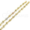 Oro Laminado Fancy Bracelet, Gold Filled Style Turtle Design, Polished, Golden Finish, 03.63.1956.07 (06 MM Thickness, 7 Inches Length)