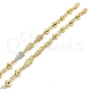 Oro Laminado Fancy Bracelet, Gold Filled Style Owl Design, Polished, Tricolor, 03.63.1957.1.07 (06 MM Thickness, 7 Inches Length)