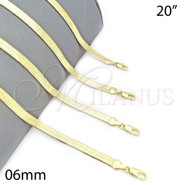 Gold Filled Ring — Basic Necklace Herringbone Design Polished 04. 06 MM — main product view — SKU 124352 | Oro Laminado anillo — básico Necklace Herringbone diseño pulido 04. 06 MM — SKU 124352