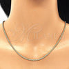 Oro Laminado Basic Necklace, Gold Filled Style Rope Design, Polished, Golden Finish, 04.213.0136.30 (02 MM Thickness, 30 Inches Length)