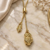Oro Laminado Pendant Necklace, Gold Filled Style Owl Design, Polished, Golden Finish, 04.32.0010.2.28 (28 Inches Length)