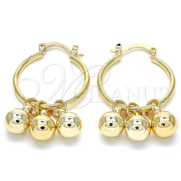 Gold Filled Hoop Earrings — Small Hoop Polished 02.63. — main product view — SKU 124580 | Oro Laminado aretes de aro — Small Hoop pulido 02.63. — SKU 124580
