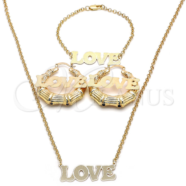 Gold Filled Ring — Necklace Bracelet and Earring Love Design Polished 06.63. — main product view — SKU 124651 | Oro Laminado anillo — Necklace Bracelet and Earring Love diseño pulido 06.63. — SKU 124651