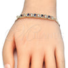 Dorado Oro Laminado Pulsera, vista 3 de la galería del producto por Mayoreo, vista adicional 3 del producto