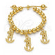 Oro Laminado Adjustable Bolo Bracelet, Gold Filled Style Polished, Golden Finish, 03.63.2008.08 (08 MM Thickness, 8 Inches Length)