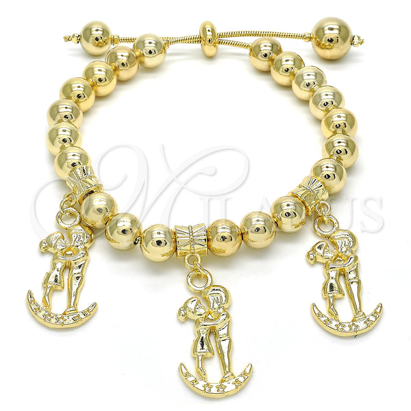 Gold Filled Bracelet — Adjustable Bolo Bracelet Polished 03.63. 08 MM Thickness — main product view — SKU 124781 | Oro Laminado brazalete — Adjustable Bolo Bracelet pulido 03.63. 08 MM Thickness — SKU 124781