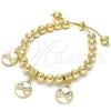Oro Laminado Adjustable Bolo Bracelet, Gold Filled Style Polished, Golden Finish, 03.63.2010.08 (08 MM Thickness, 8 Inches Length)