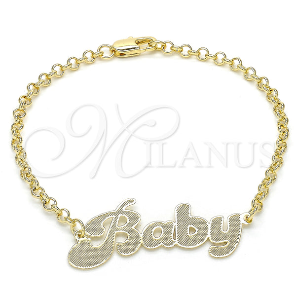 Gold Filled Bracelet — Fancy Bracelet Polished 03.63. 03 MM Thickness 8 — main product view — SKU 124796 | Oro Laminado brazalete — elegante Bracelet pulido 03.63. 03 MM Thickness 8 — SKU 124796