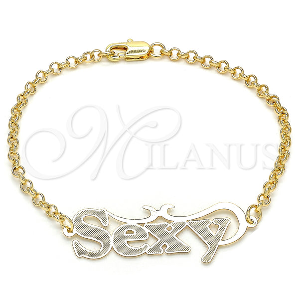 Gold Filled Bracelet — Fancy Bracelet Polished 03.63. 03 MM Thickness 8 — main product view — SKU 124797 | Oro Laminado brazalete — elegante Bracelet pulido 03.63. 03 MM Thickness 8 — SKU 124797