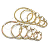 Oro Laminado Medium Hoop, Gold Filled Style Matte Finish, Golden Finish, 02.170.0232.30
