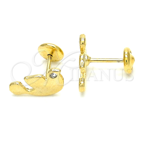 Gold Filled Ring — Stud Earring Bird Design Polished 02.09. — main product view — SKU 124828 | Oro Laminado anillo — Stud Earring Bird diseño pulido 02.09. — SKU 124828
