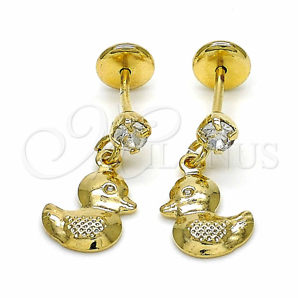 Gold Filled Ring — Stud Earring Bird Design Polished 02.09. — main product view — SKU 124829 | Oro Laminado anillo — Stud Earring Bird diseño pulido 02.09. — SKU 124829