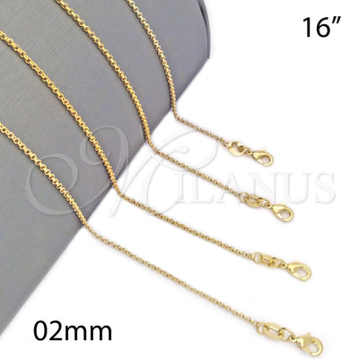 Gold Filled Gold-Filled Rolo Necklace 04.09.0170.1.16 for wholesale, main product view