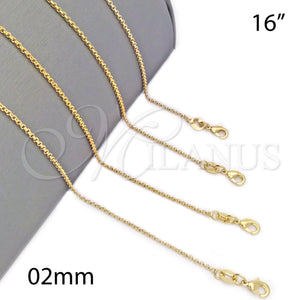Gold Filled Necklace — Basic Necklace Rolo Design Polished 04.09. 16 Inches — main product view — SKU 124843 | Oro Laminado collar — básico Necklace Rolo diseño pulido 04.09. 16 Inches — SKU 124843