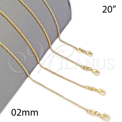 Gold Filled Gold-Filled Rolo Necklace 04.09.0170.1.20 for wholesale, main product view