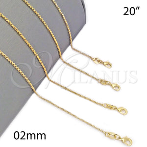 Gold Filled Necklace — Basic Necklace Rolo Design Polished 04.09. 20 Inches — main product view — SKU 124845 | Oro Laminado collar — básico Necklace Rolo diseño pulido 04.09. 20 Inches — SKU 124845