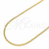 Oro Laminado Basic Necklace, Gold Filled Style Rolo Design, Polished, Golden Finish, 04.09.0170.20 (20 Inches Length)