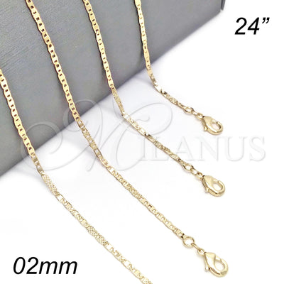 Gold Filled Gold-Filled Necklace 04.213.0158.24 for wholesale, main product view
