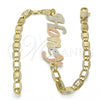 Dorado Oro Laminado Pulsera, vista 5 de la galería del producto por Mayoreo, vista adicional 5 del producto