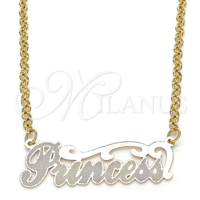 Gold Filled Gold-Filled Nameplate Necklace 04.63.1390.1.18 for wholesale, main product view