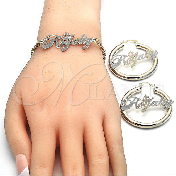 Gold Filled Ring — Necklace Bracelet and Earring Polished Tricolor 06.63. — alternate product view — SKU 125027 | Oro Laminado anillo — Necklace Bracelet and Earring pulido Tricolor 06.63. — SKU 125027