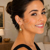 Oro Laminado Leverback Earring, Gold Filled Style Teardrop Design, Polished, Golden Finish, 02.163.0077