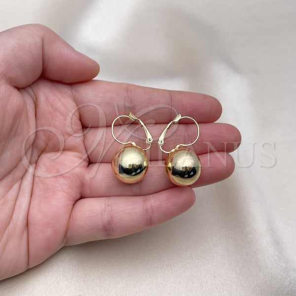 Gold Filled Ring — Leverback Earring Polished 02. — main product view — SKU 125117 | Oro Laminado anillo — Leverback Earring pulido 02. — SKU 125117